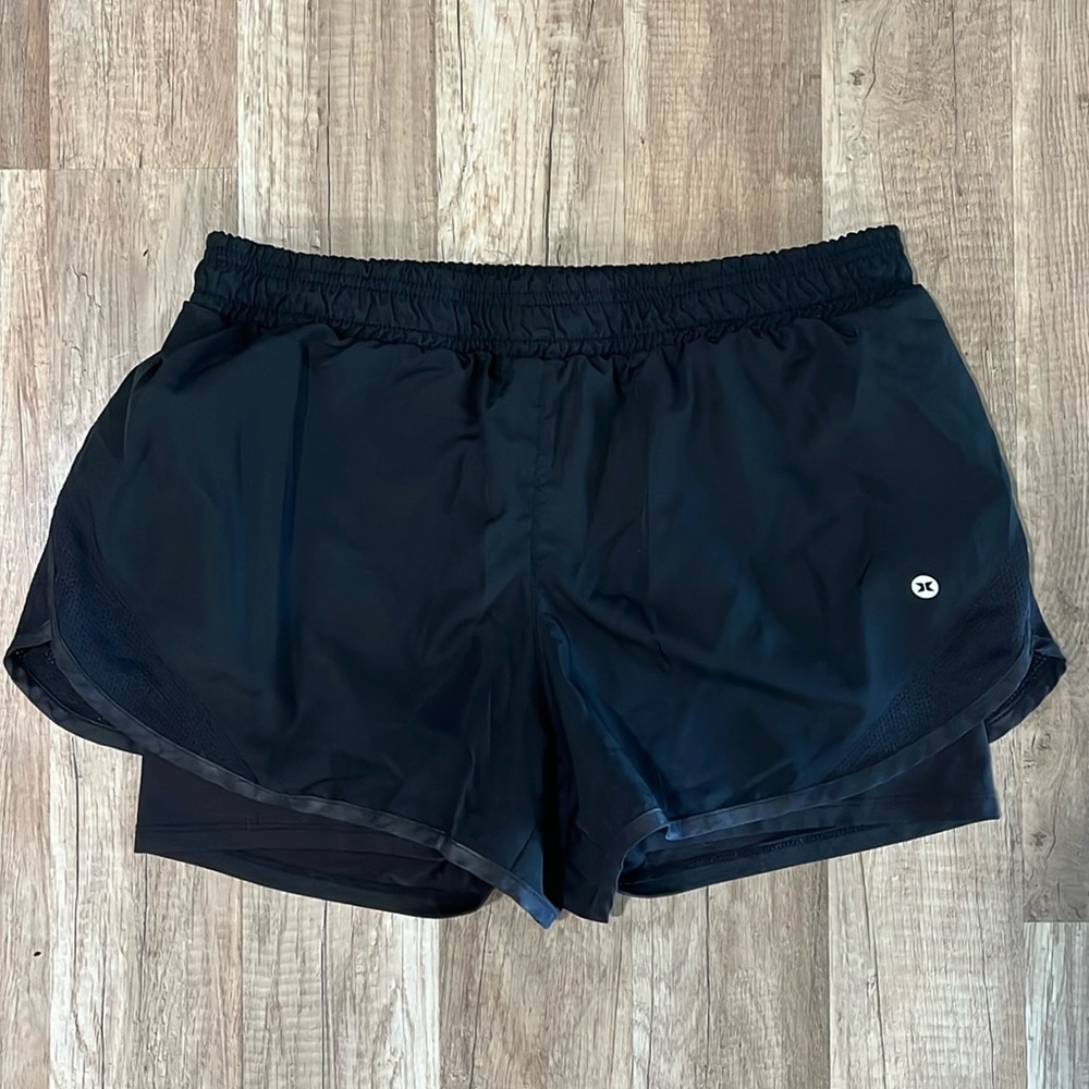 🤎RBX black shorts with under spandex shorts M medium